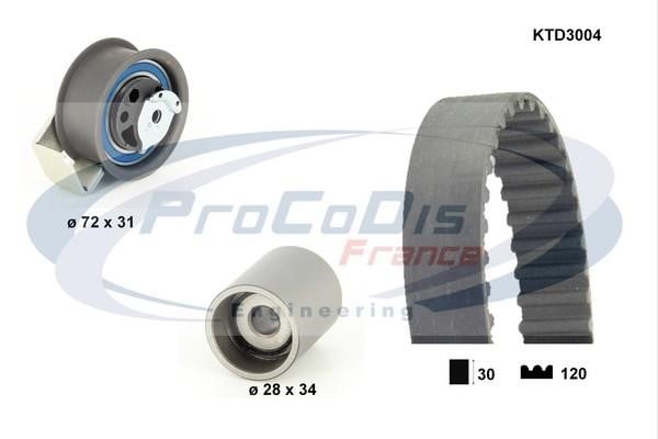 Procodis France KTD3004 Timing Belt Kit KTD3004: Buy near me in Poland at 2407.PL - Good price!