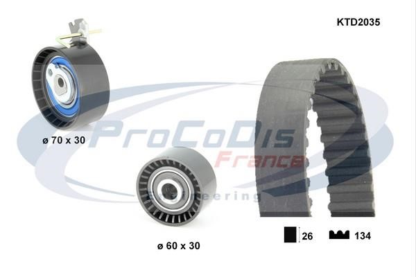 Procodis France KTD2035 Timing Belt Kit KTD2035: Buy near me in Poland at 2407.PL - Good price!