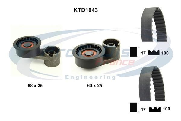 Procodis France KTD1043 Timing Belt Kit KTD1043: Buy near me in Poland at 2407.PL - Good price!