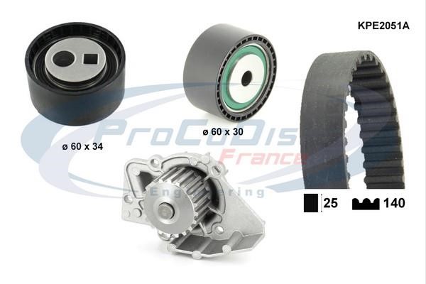  KPE2051A TIMING BELT KIT WITH WATER PUMP KPE2051A: Buy near me in Poland at 2407.PL - Good price!