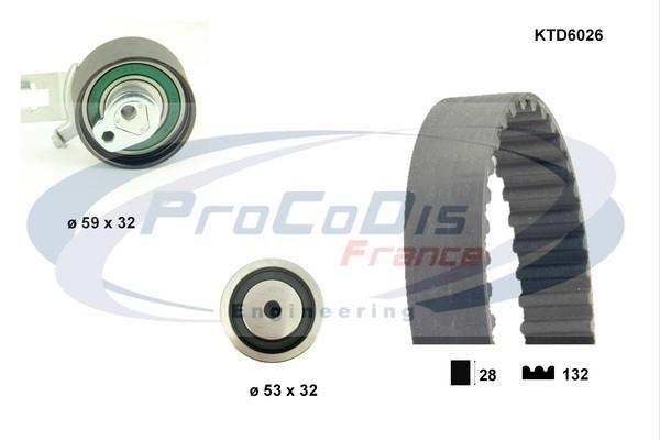 Procodis France KTD6026 Timing Belt Kit KTD6026: Buy near me in Poland at 2407.PL - Good price!