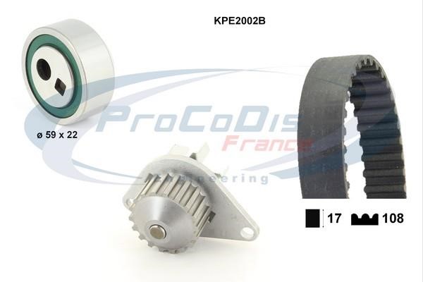 Procodis France KPE2002B TIMING BELT KIT WITH WATER PUMP KPE2002B: Buy near me in Poland at 2407.PL - Good price!