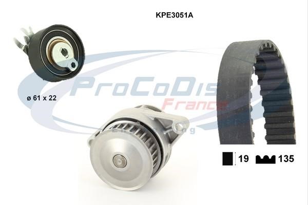  KPE3051A TIMING BELT KIT WITH WATER PUMP KPE3051A: Buy near me in Poland at 2407.PL - Good price!