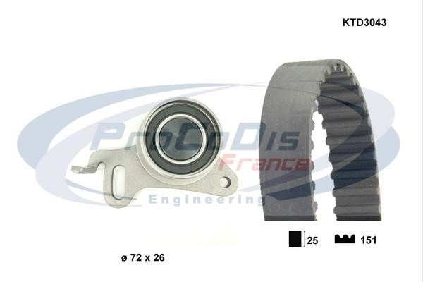  KTD3043 Timing Belt Kit KTD3043: Buy near me in Poland at 2407.PL - Good price!