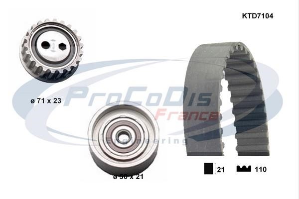 Procodis France KTD7104 Timing Belt Kit KTD7104: Buy near me in Poland at 2407.PL - Good price!