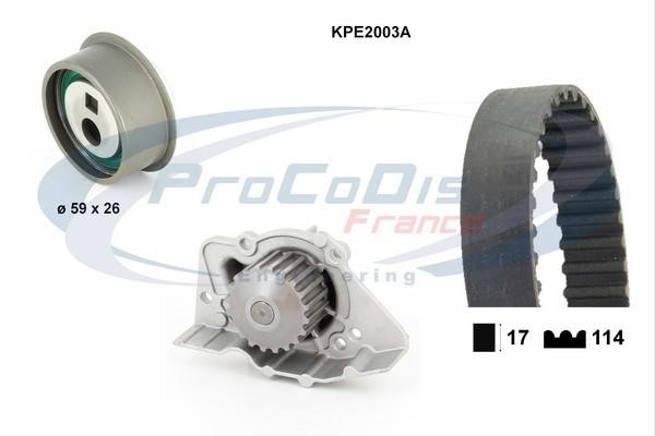 Procodis France KPE2003A Ремень ГРМ, комплект с водяным насосом KPE2003A: Отличная цена - Купить в Польше на 2407.PL!