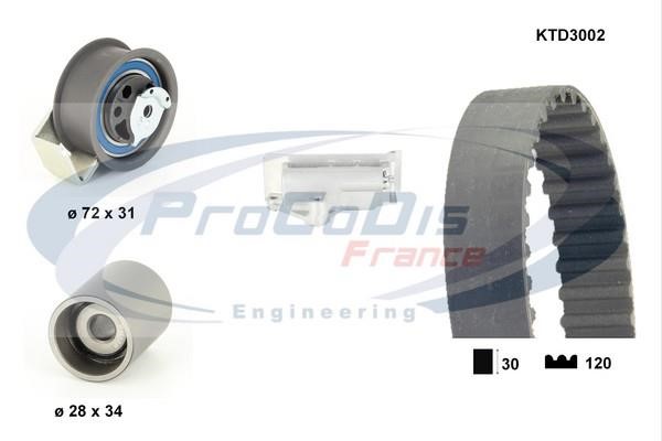 Procodis France KTD3002 Комплект зубчастих ременів KTD3002: Купити у Польщі - Добра ціна на 2407.PL!
