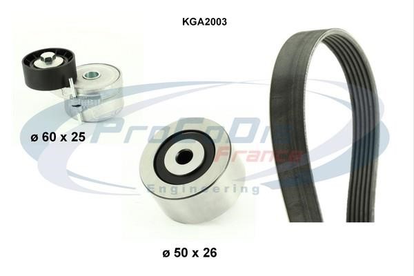 Procodis France KGA2003 Drive belt kit KGA2003: Buy near me in Poland at 2407.PL - Good price!