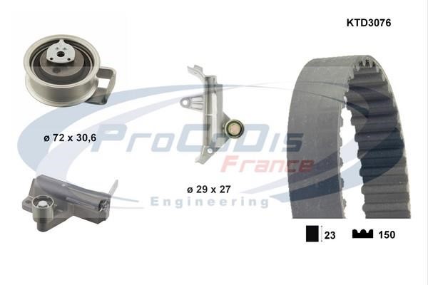 Procodis France KTD3076 Комплект ремня ГРМ KTD3076: Отличная цена - Купить в Польше на 2407.PL!