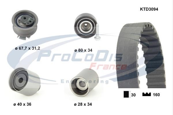 Procodis France KTD3094 Комплект ремня ГРМ KTD3094: Отличная цена - Купить в Польше на 2407.PL!