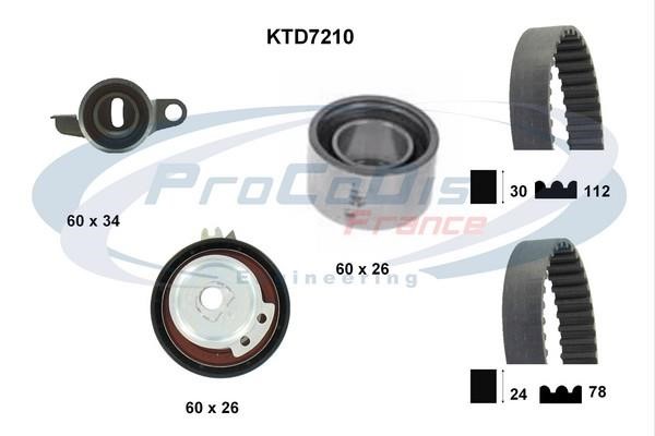 Procodis France KTD7210 Timing Belt Kit KTD7210: Buy near me in Poland at 2407.PL - Good price!