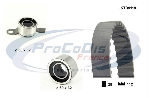 Procodis France KTD9119 Timing Belt Kit KTD9119: Buy near me in Poland at 2407.PL - Good price!