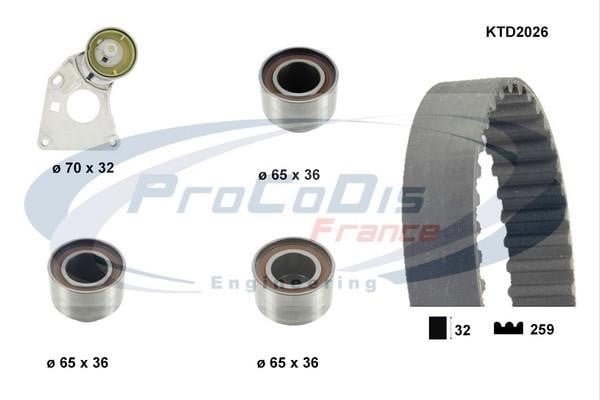 Procodis France KTD2026 Timing Belt Kit KTD2026: Buy near me in Poland at 2407.PL - Good price!