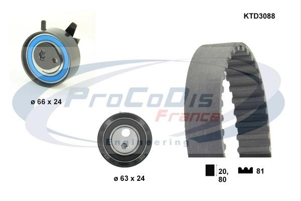Procodis France KTD3088 Timing Belt Kit KTD3088: Buy near me in Poland at 2407.PL - Good price!