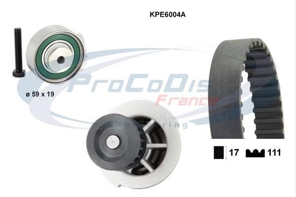 Procodis France KPE6004A Steuerungseinrichtungsriemen, Satz mit Wasserpumpe KPE6004A: Kaufen Sie zu einem guten Preis in Polen bei 2407.PL!