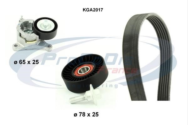Procodis France KGA2017 Drive belt kit KGA2017: Buy near me in Poland at 2407.PL - Good price!