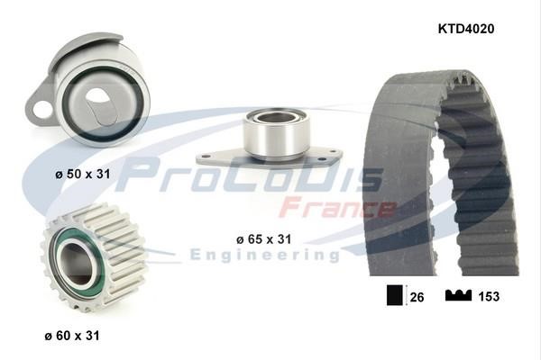 Procodis France KTD4020 Timing Belt Kit KTD4020: Buy near me in Poland at 2407.PL - Good price!