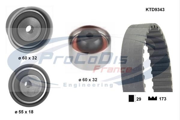 Procodis France KTD9343 Zestaw paska rozrządu KTD9343: Dobra cena w Polsce na 2407.PL - Kup Teraz!