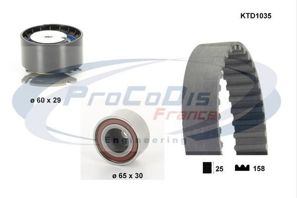 Procodis France KTD1035 Комплект ремня ГРМ KTD1035: Отличная цена - Купить в Польше на 2407.PL!