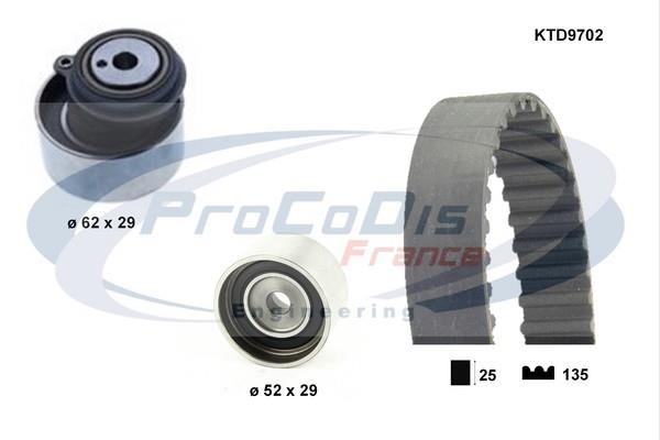 Procodis France KTD9702 Timing Belt Kit KTD9702: Buy near me in Poland at 2407.PL - Good price!