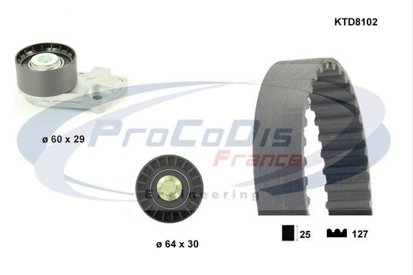 Procodis France KTD8102 Комплект ремня ГРМ KTD8102: Отличная цена - Купить в Польше на 2407.PL!