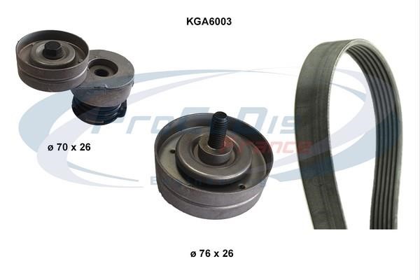 Procodis France KGA6003 Drive belt kit KGA6003: Buy near me in Poland at 2407.PL - Good price!