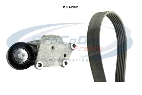 Procodis France KGA2001 Drive belt kit KGA2001: Buy near me at 2407.PL in Poland at an Affordable price!