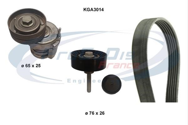 Procodis France KGA3014 Drive belt kit KGA3014: Buy near me in Poland at 2407.PL - Good price!