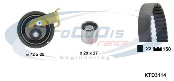 Procodis France KTD3114 Timing Belt Kit KTD3114: Buy near me in Poland at 2407.PL - Good price!