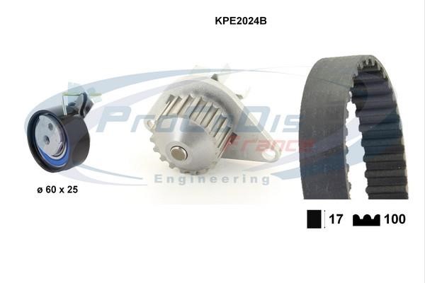 KPE2024B Ремень ГРМ, комплект с водяным насосом KPE2024B: Отличная цена - Купить в Польше на 2407.PL!