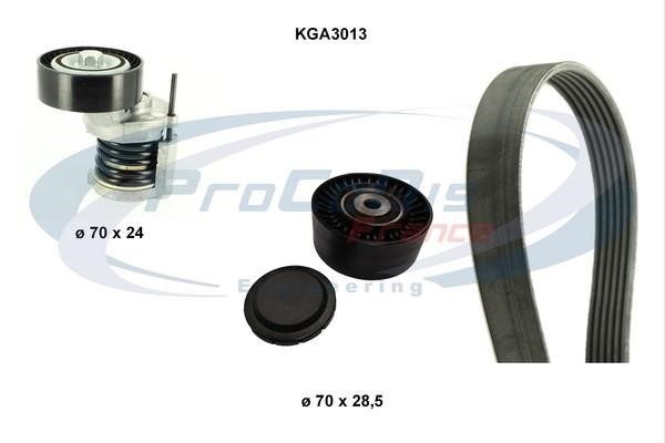 Procodis France KGA3013 Zestaw pasek alternatora KGA3013: Dobra cena w Polsce na 2407.PL - Kup Teraz!