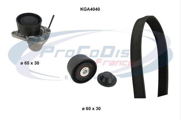 Procodis France KGA4040 Drive belt kit KGA4040: Buy near me at 2407.PL in Poland at an Affordable price!
