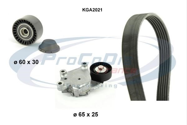 Procodis France KGA2021 Drive belt kit KGA2021: Buy near me in Poland at 2407.PL - Good price!