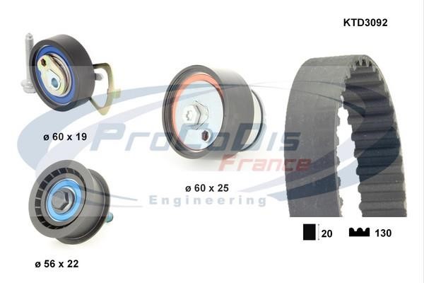 Procodis France KTD3092 Timing Belt Kit KTD3092: Buy near me in Poland at 2407.PL - Good price!