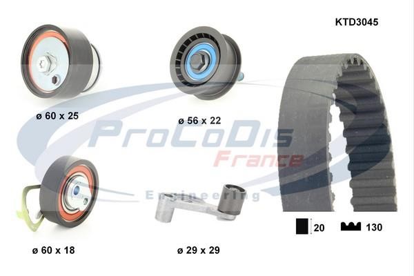 Procodis France KTD3045 Timing Belt Kit KTD3045: Buy near me in Poland at 2407.PL - Good price!