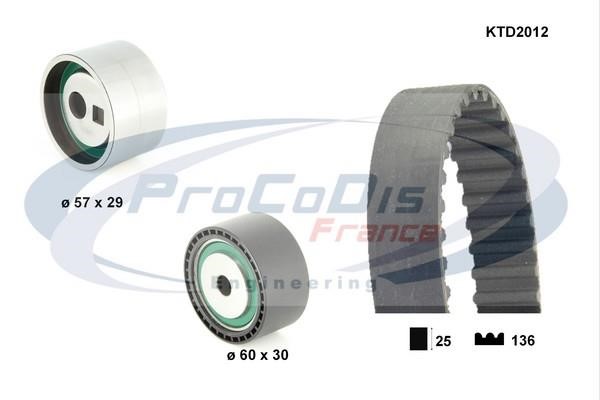 Procodis France KTD2012 Zestaw paska rozrządu KTD2012: Atrakcyjna cena w Polsce na 2407.PL - Zamów teraz!