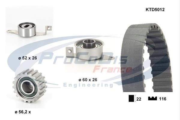  KTD5012 Timing Belt Kit KTD5012: Buy near me in Poland at 2407.PL - Good price!