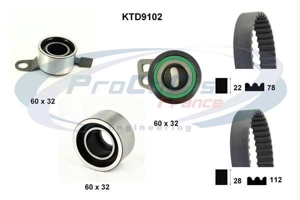 Procodis France KTD9102 Timing Belt Kit KTD9102: Buy near me in Poland at 2407.PL - Good price!