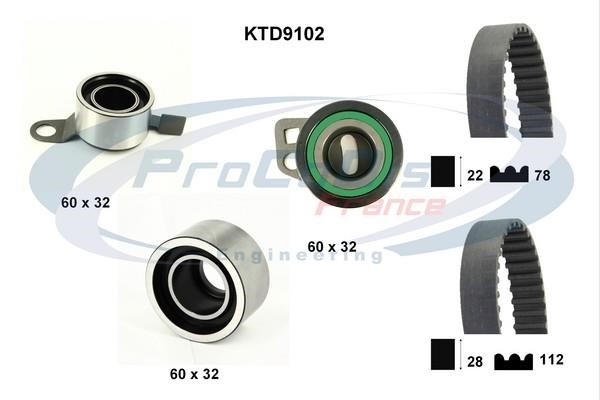 Procodis France KTD9102 Zestaw paska rozrządu KTD9102: Atrakcyjna cena w Polsce na 2407.PL - Zamów teraz!