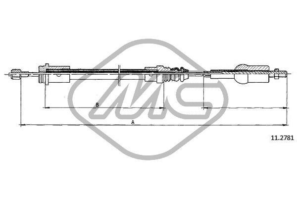 Metalcaucho 82918 Трос 82918: Отличная цена - Купить в Польше на 2407.PL!