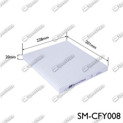 Speedmate SM-CFY008 Filter, interior air SMCFY008: Buy near me in Poland at 2407.PL - Good price!