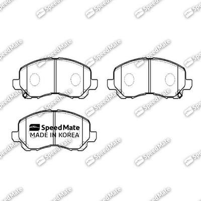 Speedmate SM-BPJ196 Front disc brake pads, set SMBPJ196: Buy near me at 2407.PL in Poland at an Affordable price!