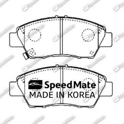 Speedmate SM-BPJ750 Front disc brake pads, set SMBPJ750: Buy near me in Poland at 2407.PL - Good price!