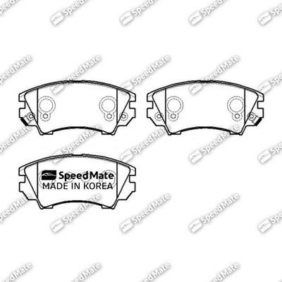 Speedmate SM-BPU174 Front disc brake pads, set SMBPU174: Buy near me in Poland at 2407.PL - Good price!