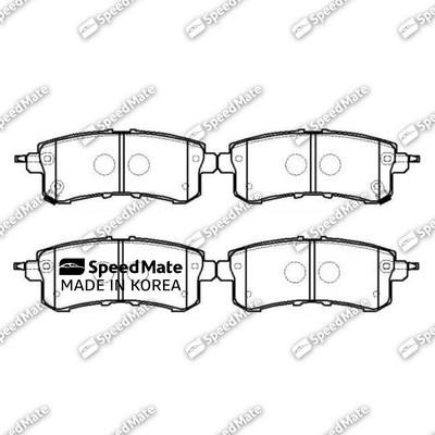 Speedmate SM-BPJ259 Rear disc brake pads, set SMBPJ259: Buy near me in Poland at 2407.PL - Good price!