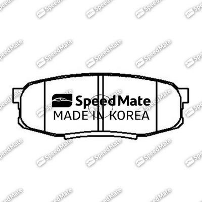 Speedmate SM-BPJ225 Rear disc brake pads, set SMBPJ225: Buy near me at 2407.PL in Poland at an Affordable price!