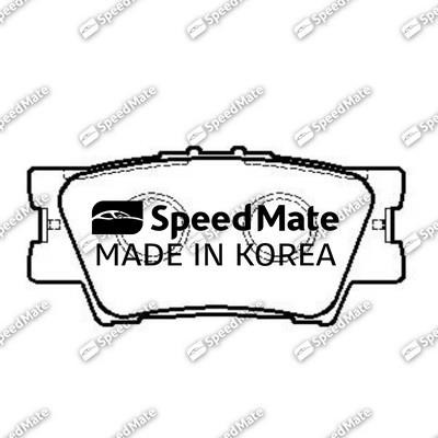 Speedmate SM-BPJ010 Rear disc brake pads, set SMBPJ010: Buy near me in Poland at 2407.PL - Good price!