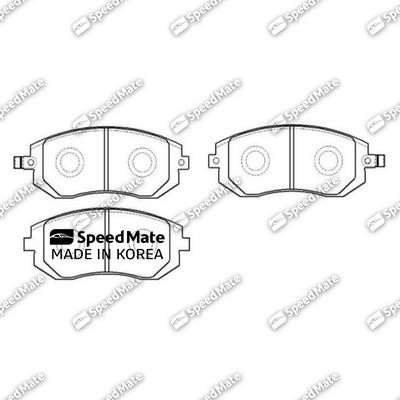 Speedmate SM-BPJ410 Front disc brake pads, set SMBPJ410: Buy near me in Poland at 2407.PL - Good price!