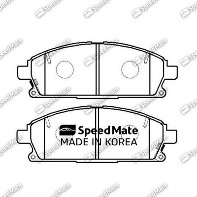 Speedmate SM-BPJ157 Тормозные колодки дисковые передние, комплект SMBPJ157: Отличная цена - Купить в Польше на 2407.PL!