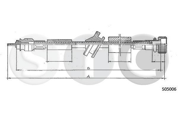 STC T480913 Трос спидометра T480913: Отличная цена - Купить в Польше на 2407.PL!